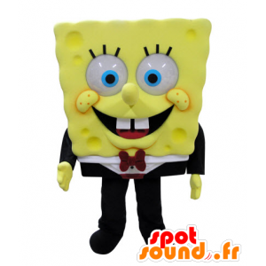 Maskottchenkostüm Bob l’éponge, berühmte Cartoonfigur - SpongeBob Maskottchen - MASFR031571 - SpotSound.fr