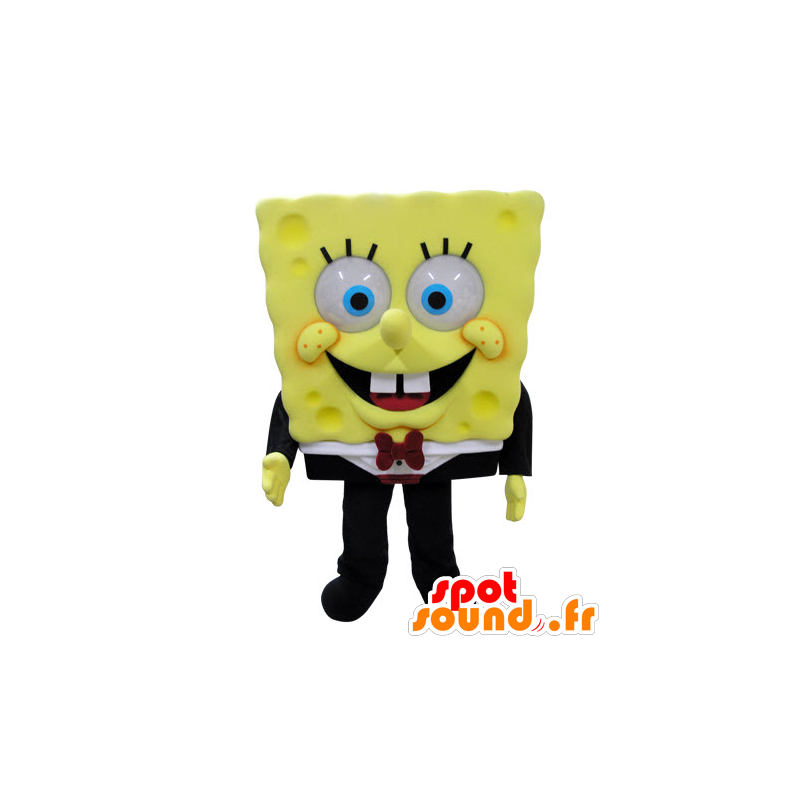 Maskottchenkostüm Bob l’éponge, berühmte Cartoonfigur - SpongeBob Maskottchen - MASFR031571 - SpotSound.fr
