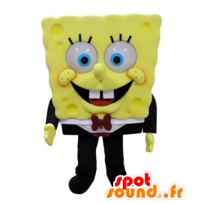 Maskottchenkostüm Bob l’éponge, berühmte Cartoonfigur - SpongeBob Maskottchen - MASFR031571 - SpotSound.fr