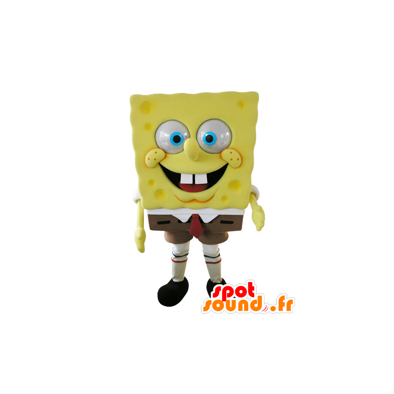 Mascot SpongeBob, berühmte Zeichentrickfigur - MASFR031572 - Maskottchen Sponge Bob