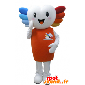 Mascot homem branco alegre, para cabelos coloridos - MASFR031574 - Mascotes homem