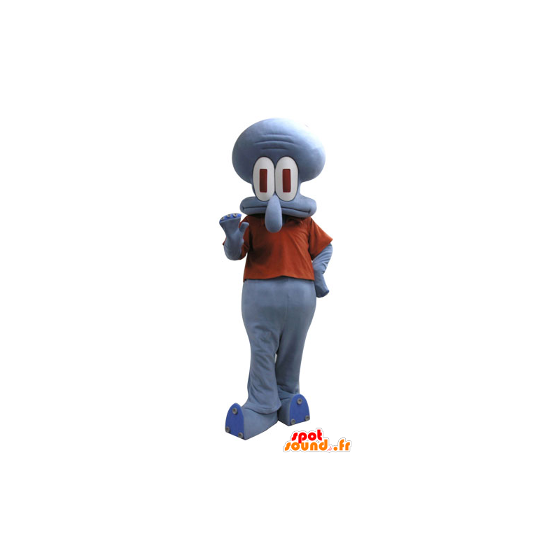 Mascot Squidward Tentacles, kjente karakter i SpongeBob - MASFR031587 - Bob svamp Maskoter