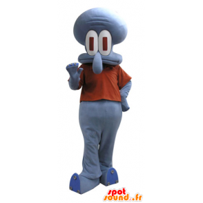 Mascot Squidward Tentacles, kjente karakter i SpongeBob - MASFR031587 - Bob svamp Maskoter