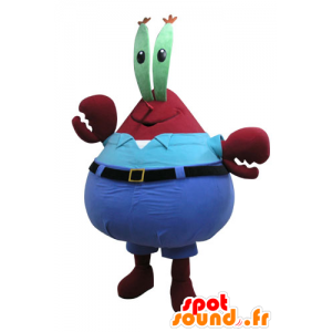 Maskot Mr. Krabs, berömd krabba i SpongeBob SquarePants -