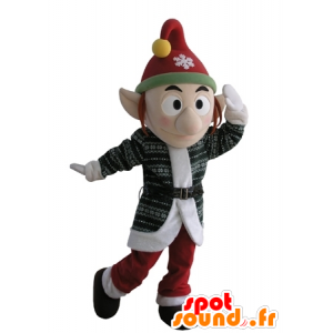 Mascota del Leprechaun con el sombrero y puntiagudas orejas - MASFR031617 - Mascotas de Navidad