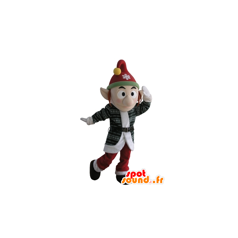 Mascotte Leprechaun con il cappello a punta e le orecchie - MASFR031617 - Mascotte di Natale