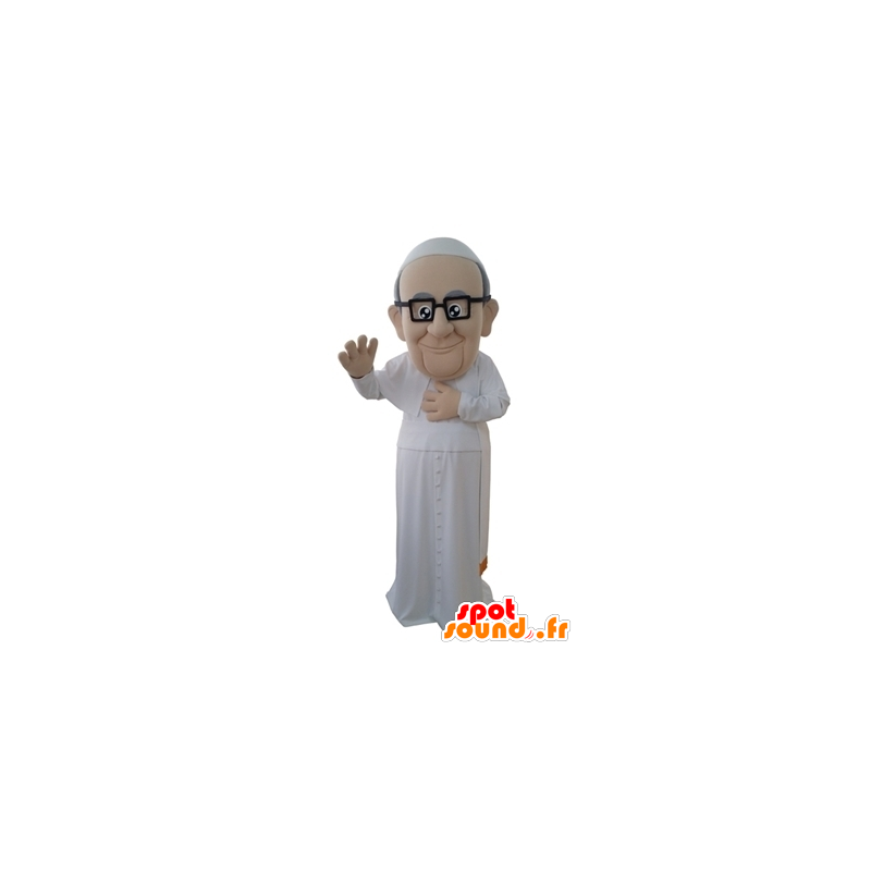 Pope white nun outfit Maskot - MASFR031659 - lidské Maskoti