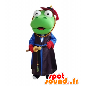 Mascotte de dinosaure habillé en samouraï - MASFR031686 - Mascottes Dinosaure