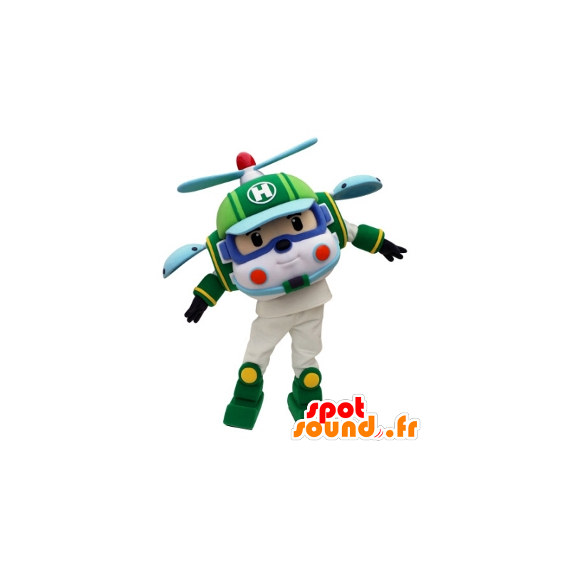Hubschrauber Maskottchen Spielzeug für Kinder - MASFR031689 - Maskottchen-Kind
