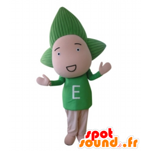 Mascotte de poupon avec les cheveux verts - MASFR031694 - Mascottes d'objets