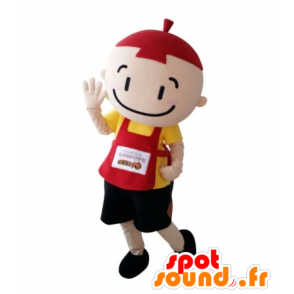 Mascot bunten kleinen Jungen mit einem bib - MASFR031699 - Maskottchen-jungen und Mädchen