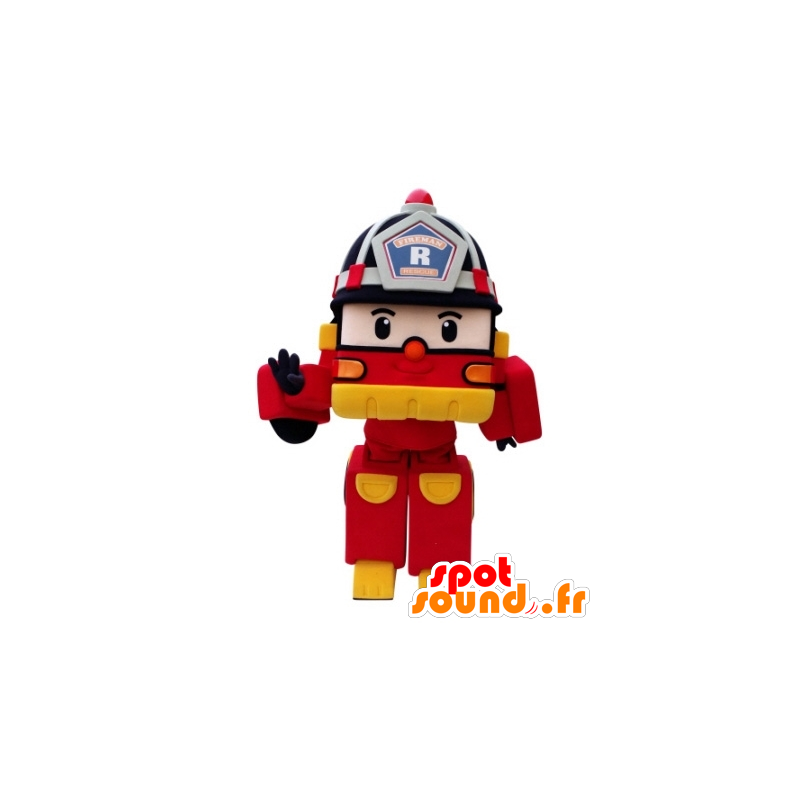 Transformers brandbil maskot - Spotsound maskot kostume