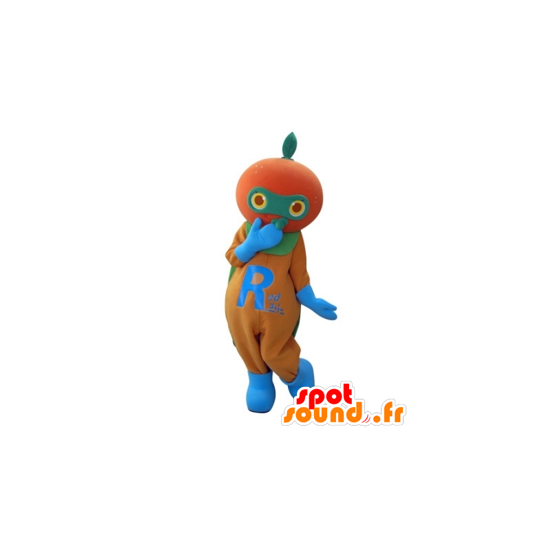 Tangerine mascot, giant orange - MASFR031705 - Fruit mascot