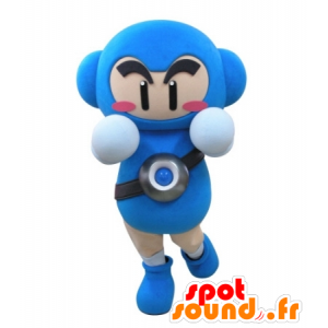 Futuristische karakter mascotte. Mascot video game - MASFR031706 - Celebrities Mascottes