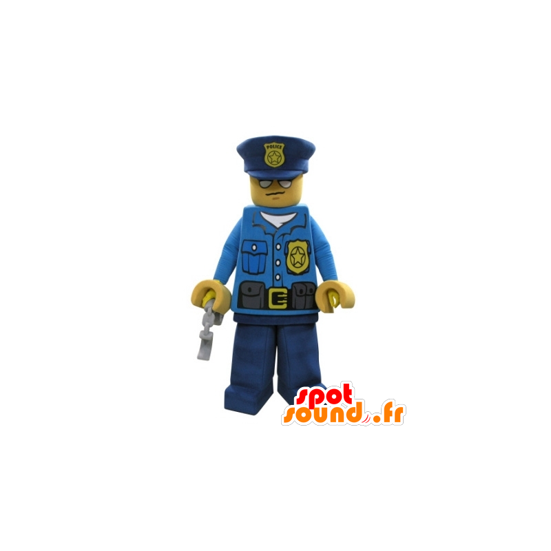 Lego μασκότ ντυμένος με αστυνομική στολή - MASFR031708 - Ανθρώπινα Μασκότ Lego μασκότ ντυμένος με αστυνομική στολή - MASFR031708 - Ανθρώπινα Μασκότ