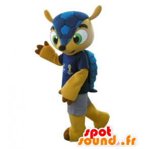 Slavný maskot fuleco Armadillo World Cup 2014 - MASFR031712 - Celebrity Maskoti