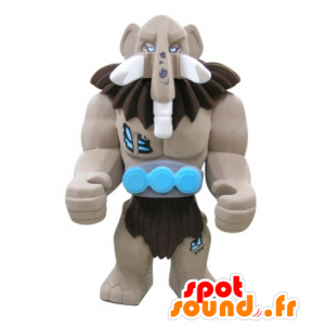 Mascotte Lego, gigante mammut marrone - MASFR031721 - Mascotte animale mancante