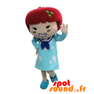 Mascot kleding meisje met rood haar - MASFR031729 - Mascottes Boys and Girls