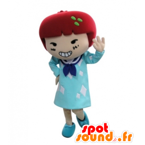 Dress mascot girl with red hair - MASFR031729 - Mascots boys and girls