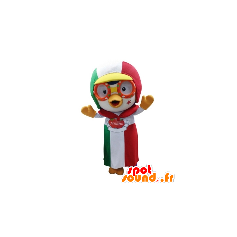 Mascot ptaka z kapturkiem i fartuch - MASFR031735 - ptaki Mascot