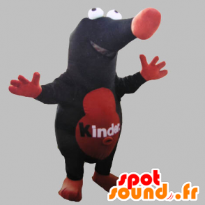 Mascot taupe red and black giant - MASFR031742 - Animals of the forest