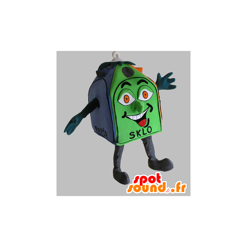 Recycling container mascot. environmental mascot - MASFR031748 - Mascots of objects