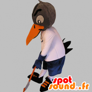 Mascot fugl, gribb hockey antrekk - MASFR031753 - Mascot fugler