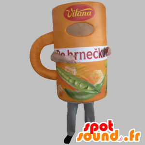 Riesen-Cup-Maskottchen. Mascot Schüssel Suppe - MASFR031777 - Maskottchen von Objekten