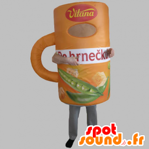 Enorme beker mascotte. Mascot soepkom - MASFR031777 - mascottes objecten