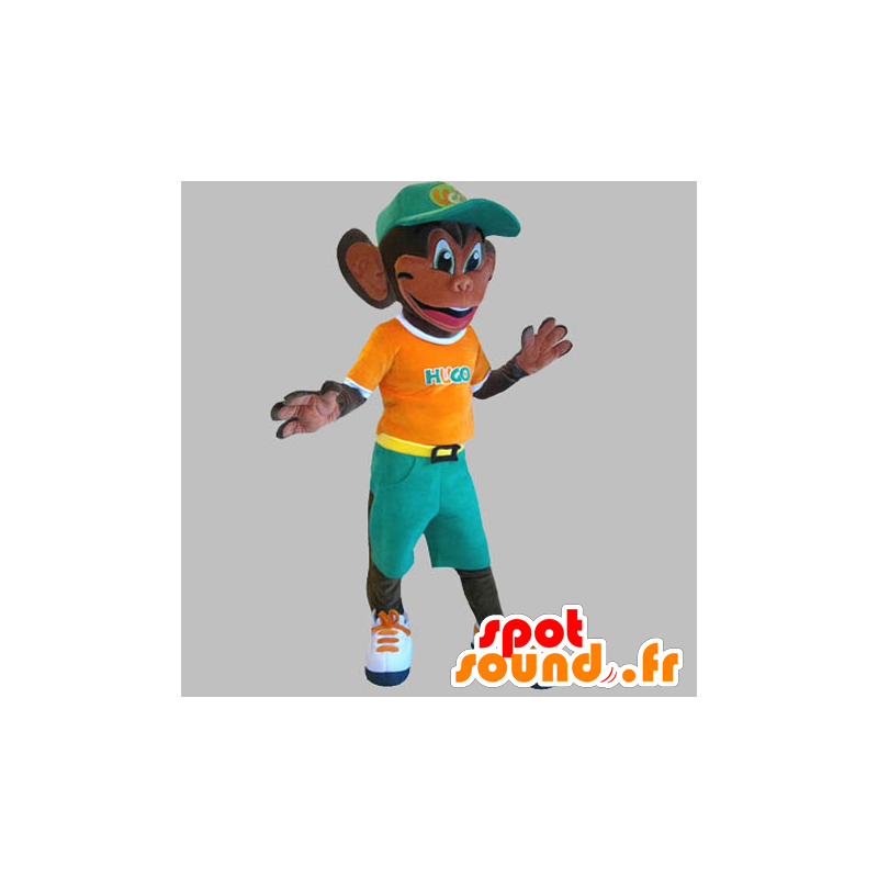 Maskot för den berömda Waikiki-apan. Färgrik apa - Spotsound Maskot för den berömda Waikiki-apan. Färgrik apa - Spotsound