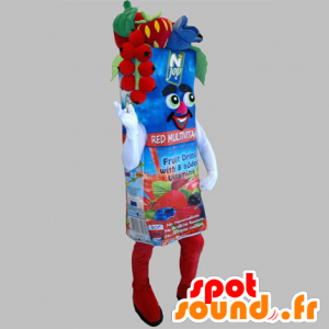 Mascot fruta gigante tijolo suco - MASFR031820 - frutas Mascot