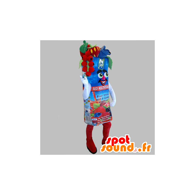 La mascota de la fruta gigante de jugo de ladrillo - MASFR031820 - Mascota de la fruta