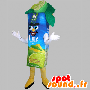 La mascota gigante de jugo de limón ladrillo - MASFR031822 - Mascotas de objetos