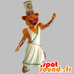 Farao mascotte in traditionele kleding. Mascot Egypte - MASFR031828 - Human Mascottes