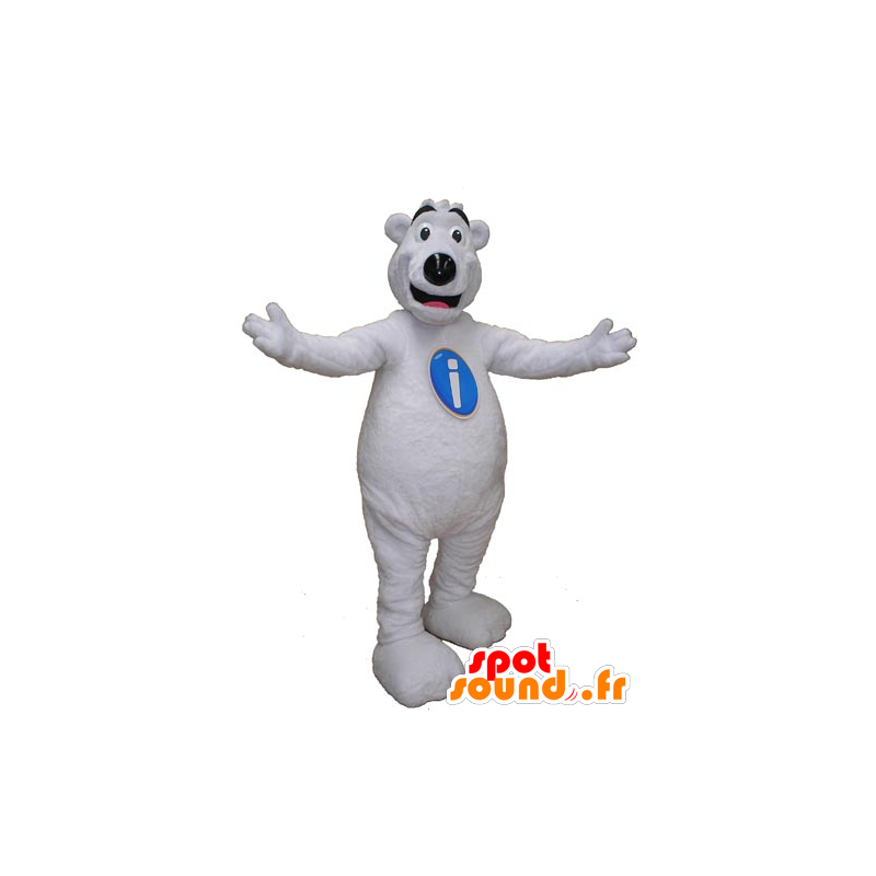 Mascot Eisbär, Riesen Teddy - MASFR031833 - Bär Maskottchen Mascot Eisbär, Riesen Teddy - MASFR031833 - Bär Maskottchen