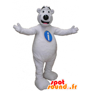 Mascot jääkarhu, jättiläinen nalle - MASFR031833 - Bear Mascot