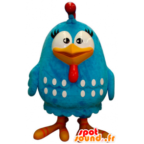 Wholesale mascot blue and white bird, giant - MASFR031840 - Mascot of birds