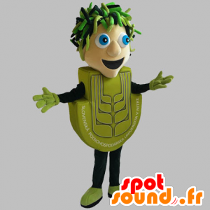 Groene mascotte mens. groene man - MASFR031842 - man Mascottes