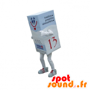 Mascotte de ramette de papier géante. Mascotte de gomme - MASFR031856 - Mascottes d'objets