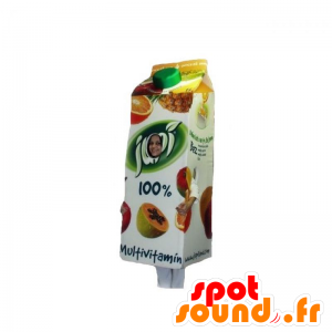 Μασκότ γιγαντιαία φρούτα τούβλο χυμό - MASFR031862 - Fast Food Μασκότ