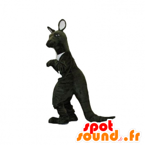 Czarno-biały maskotka kangura. gigant Kangaroo - MASFR031864 - maskotki kangur