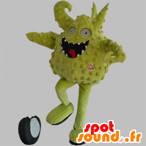 Mascote monstro verde. mascote criatura verde - MASFR031872 - mascotes monstros