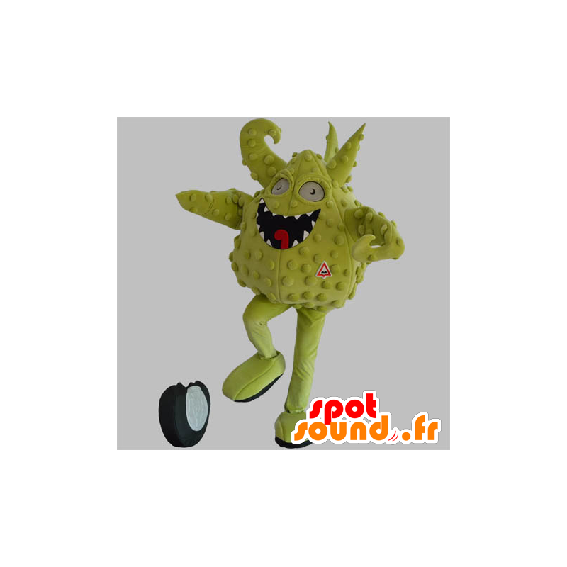Groen monster mascotte. groen wezen mascotte - MASFR031872 - mascottes monsters