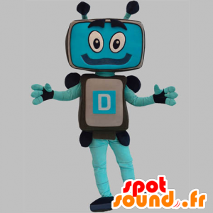 Robot mascotte, computer, schermo piatto - MASFR031875 - Mascotte non classificati