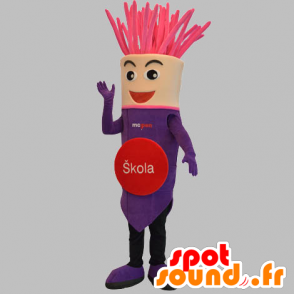 Mascot fountain pen purple and pink, giant - MASFR031880 - Mascots pencil