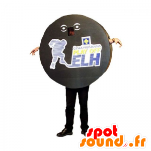 Hockey puck maskot. sport Mascot - MASFR031926 - sport maskot