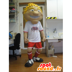 Man mascot, sports in sportswear - MASFR031955 - Sports mascot