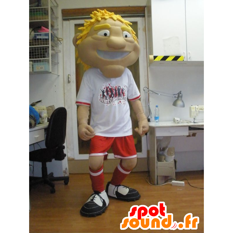 Hombre mascota, deportes en ropa de deportes - MASFR031955 - Mascota de deportes