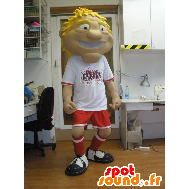 Man mascot, sports in sportswear - MASFR031955 - Sports mascot