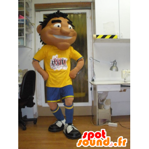 Mascot tanned man of sports in sportswear - MASFR031956 - Mascotte sportives